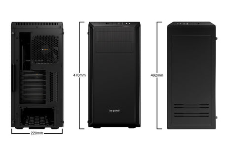 PC- Gehäuse BeQuiet Pure Base 600 Windows - schwarz, Bild 4