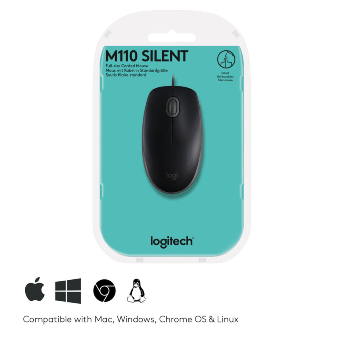 Mouse Logitech B110 silent 910-005508, Bild 7