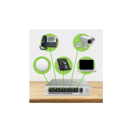ZyXEL Switch 4-Port 10/100/1000 GS1005HP-EU0101F, Bild 4