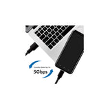 Kabel LogiLink USB 3.2 Kabel A-Stecker-C-Stecker schwarz 0,5 m