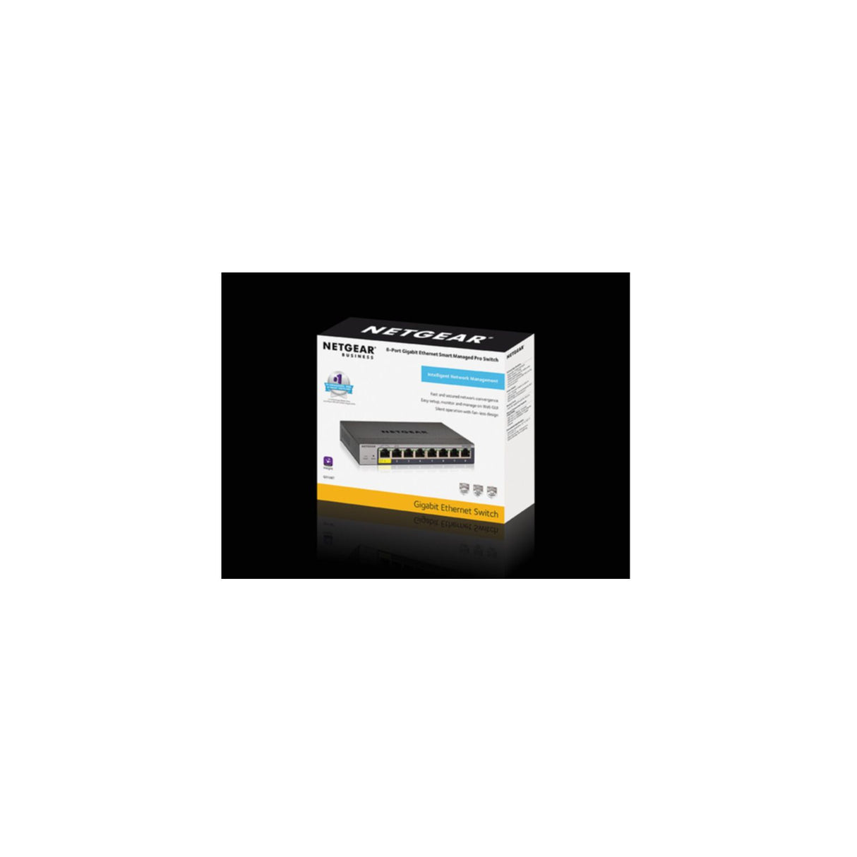 NETGEAR Switch Desktop Pro 8-port 10/100/1000 GS108T-300PES