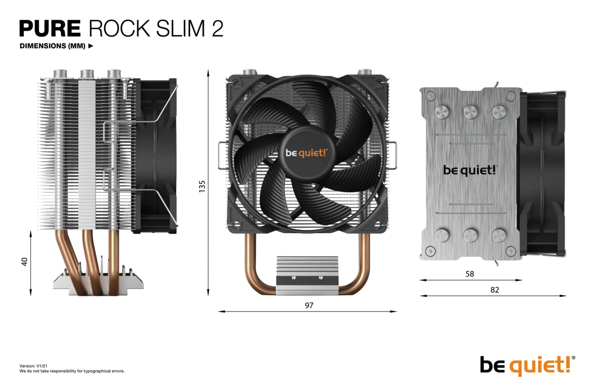 Cooler Be Quiet Pure Rock Slim 2