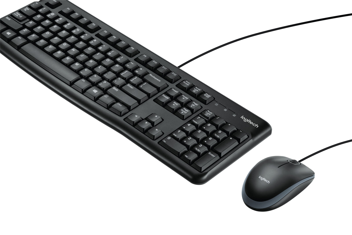 Keyboard & Mouse Logitech Wired Combo MK120 black  (US) (920-002562)
