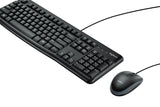 Keyboard & Mouse Logitech Wired Combo MK120 black  (US) (920-002562)