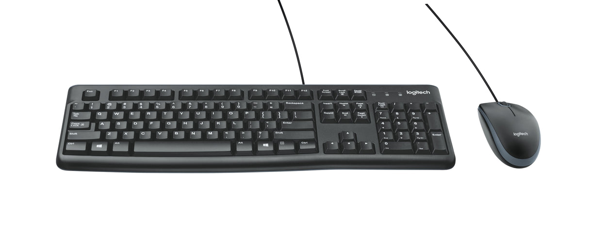 Keyboard & Mouse Logitech Wired Combo MK120 black  (US) (920-002562)