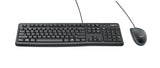 Keyboard & Mouse Logitech Wired Combo MK120 black  (US) (920-002562)