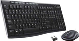 Keyboard & Mouse Logitech Wireless Combo MK270 black (US) (920-004509)