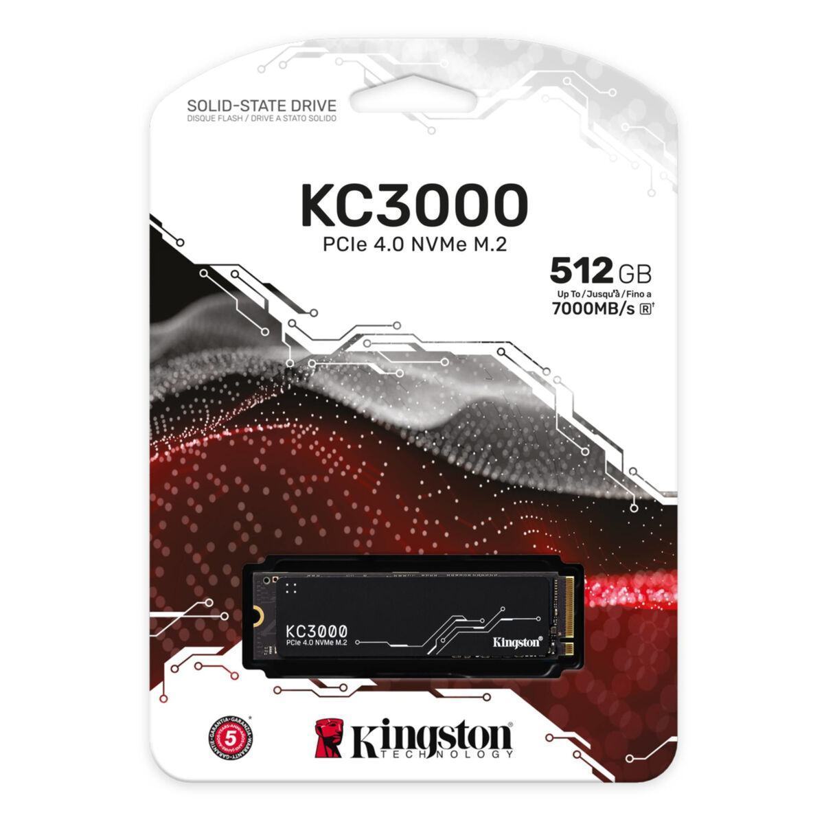 SSD Kingston KC3000 512GB Kingston SKC3000S/512G M.2 PCIe 4.0 NVMe