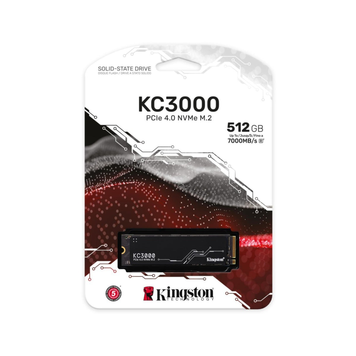 SSD Kingston KC3000 512GB Kingston SKC3000S/512G M.2 PCIe 4.0 NVMe, Bild 4