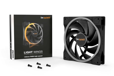 PC- Gehäuselüfter Be Quiet Light Wings 140mm PWM black high-speed BL075, Bild 5