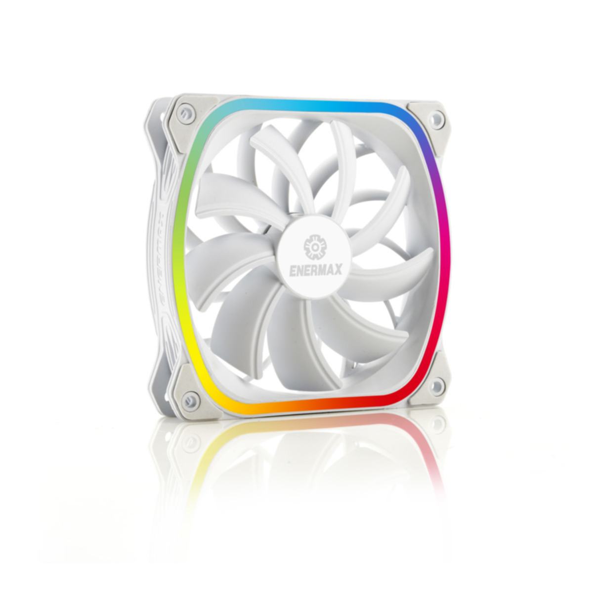 PC- Gehäuselüfter Enermax SquA RGB UCSQARGB12P-W-BP3  - 3er Pack (weiß)