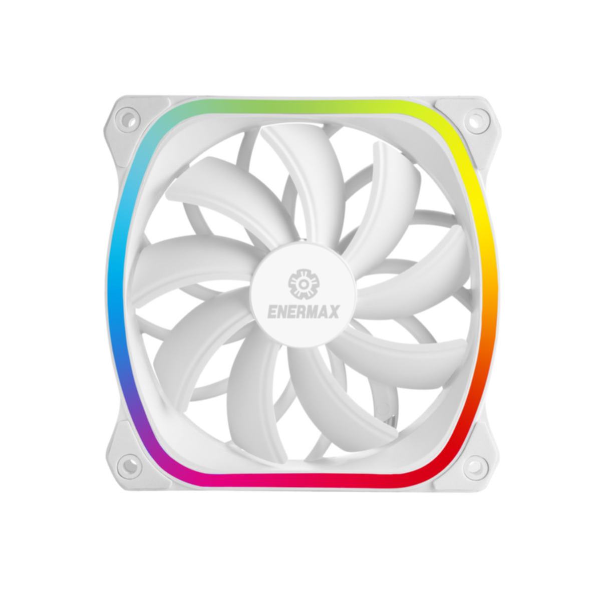 PC- Gehäuselüfter Enermax SquA RGB UCSQARGB12P-W-BP3  - 3er Pack (weiß)