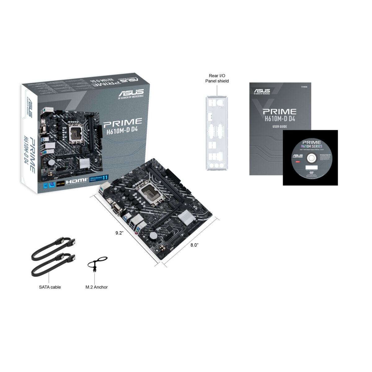 ASUS PRIME H610M-D D4 (1700) (D)