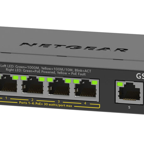 NETGEAR Plus Switch 5-port 10/100/1000 GS305EPP-100PES, Bild 3