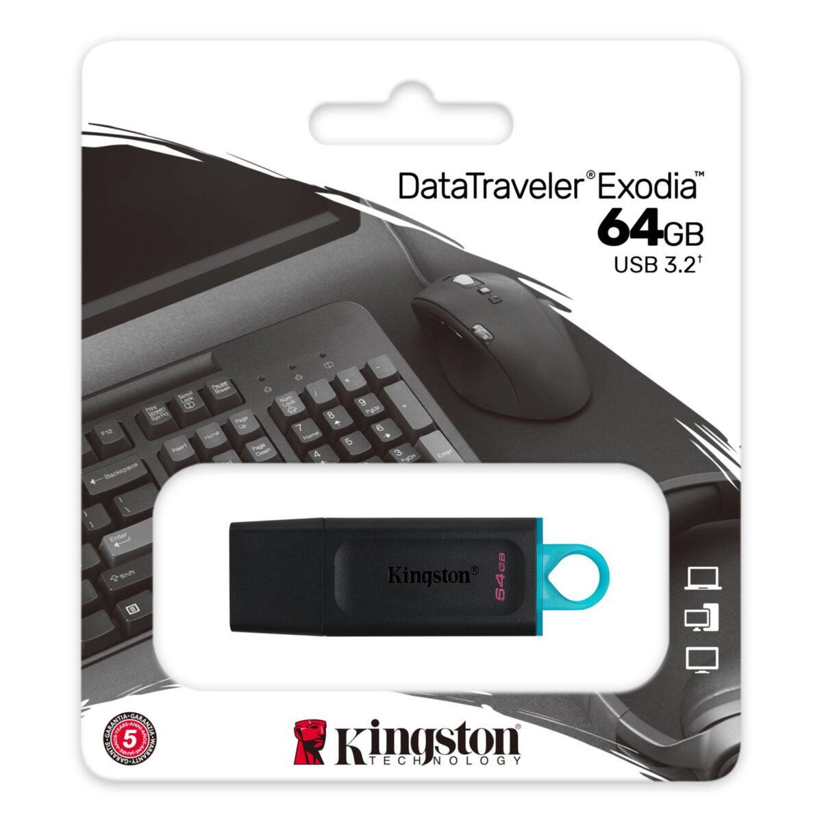 USB Stick 64GB Kingston DataTraveler Exodia USB 3.2 DTX/64GB