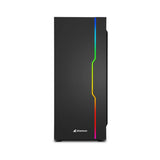 PC- Gehäuse Sharkoon RGB Slider black