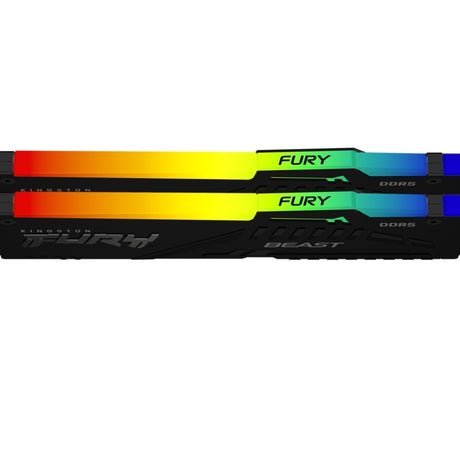 DDR5 32GB KIT 2x16GB PC 5600 Kingston FURY Beast RGB KF556C40BBAK2-32, Bild 2