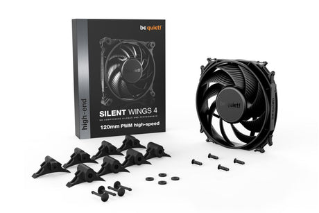PC- Gehäuselüfter Be Quiet SilentWings 4 120mm PWM black high-speed BL094, Bild 4