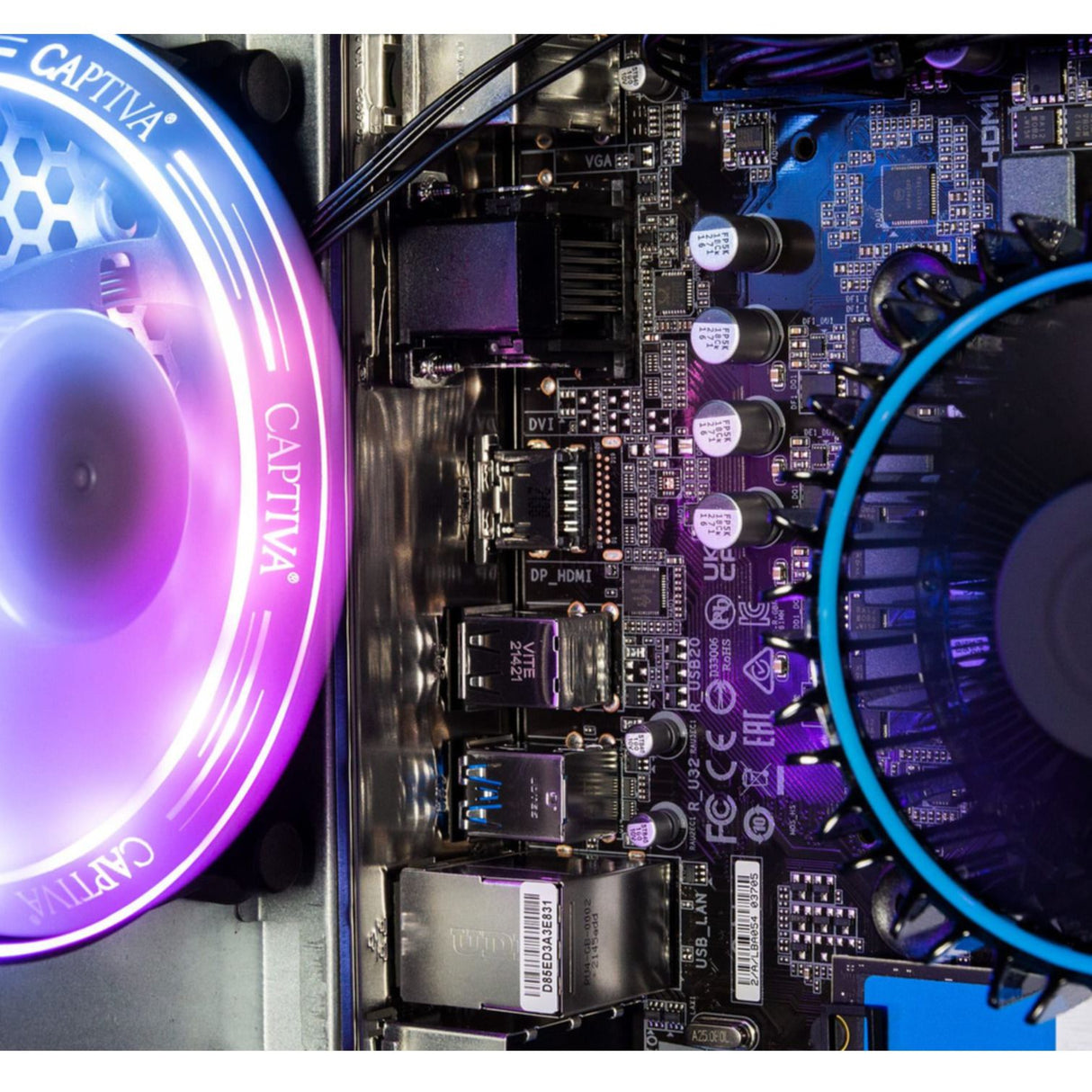 Captiva PC G9AG 23V1 Ryzen 5 5500 RTX3050 8GB GDDR6 SSD 500GB 16GB WLAN Windows 11 Home 64-bit