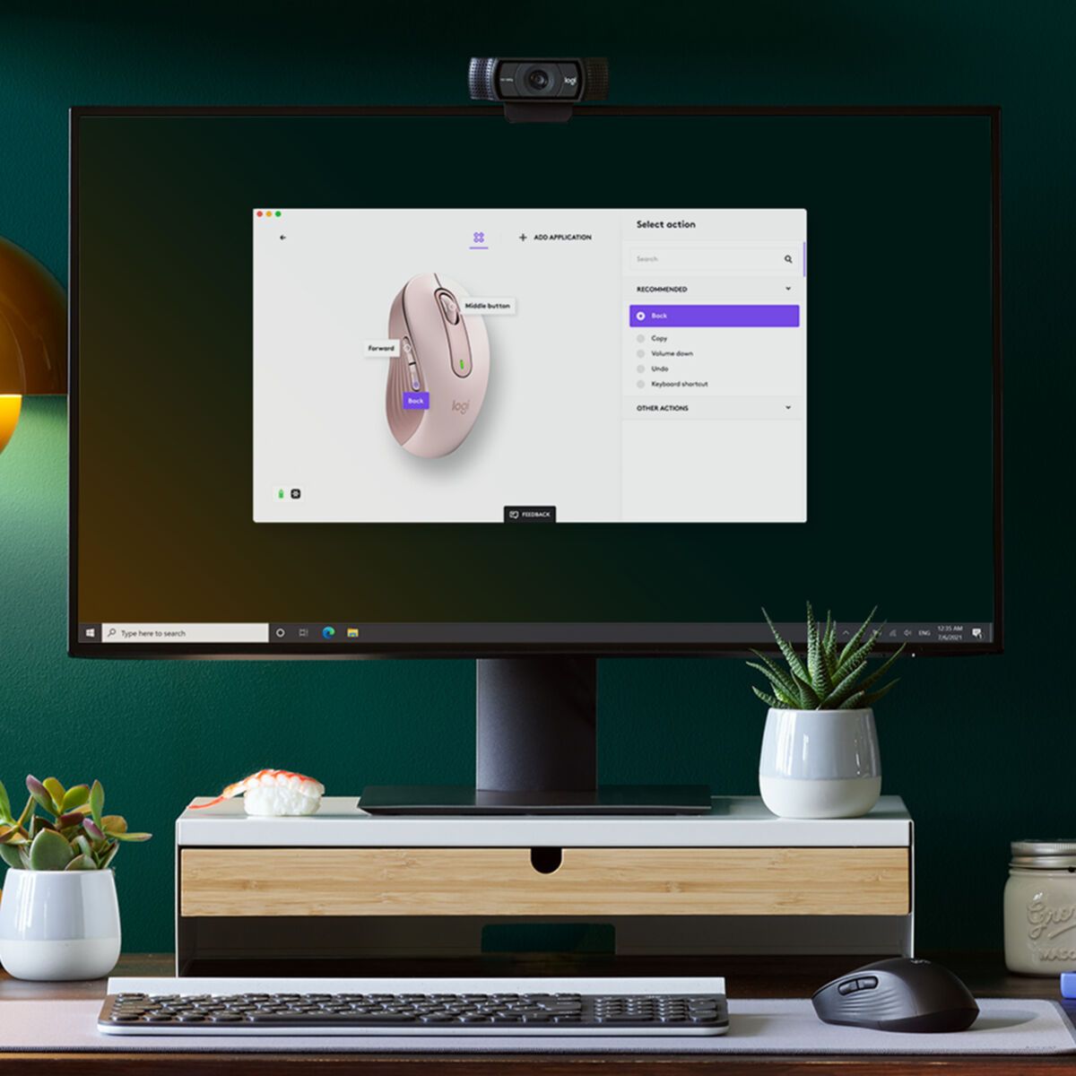 Mouse Logitech Signature M650 L rose (910-006237)