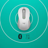 Mouse Logitech Signature M650 L white left (910-006240)