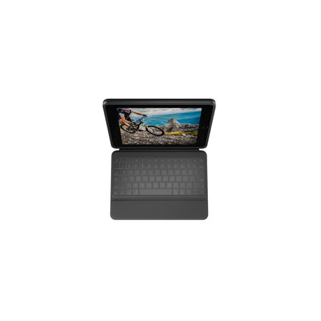 Keyboard Logitech Rugged Folio for Apple iPad 7th-9th Gen Graphite (DE) (920-009313), Bild 2