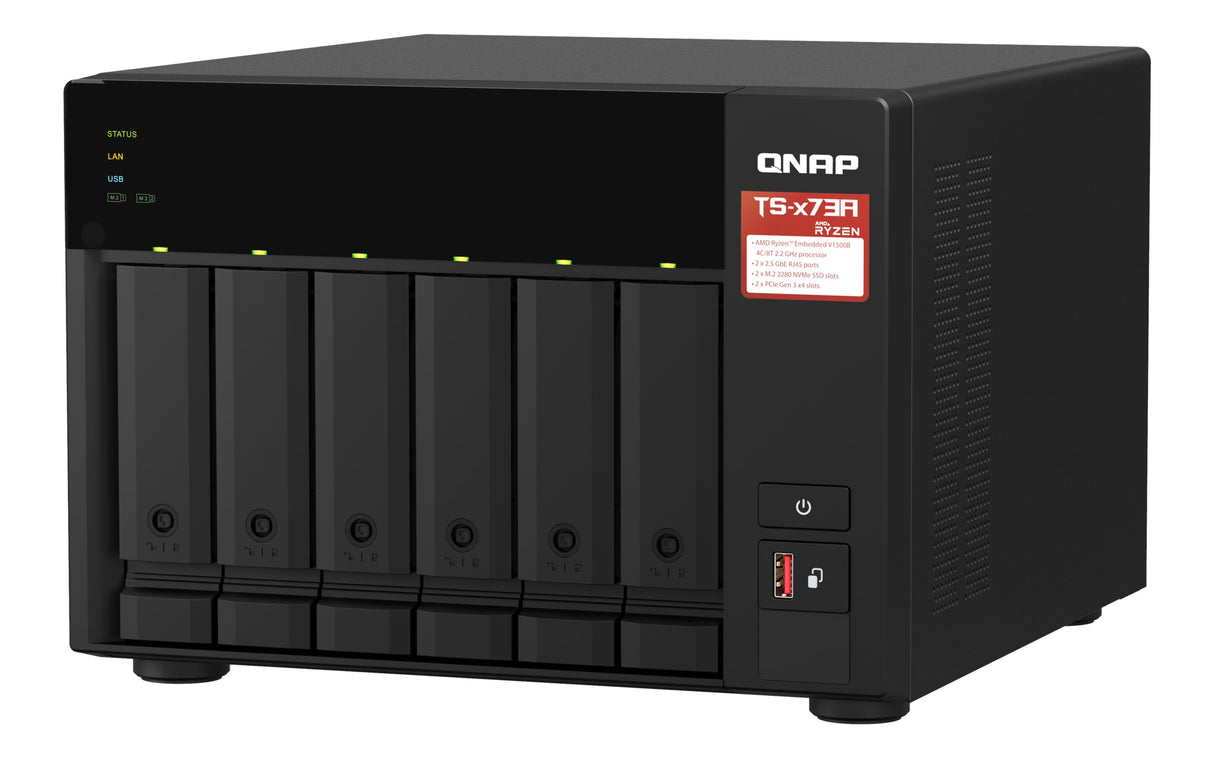 NAS Server QNAP TS-673A-8G 6-Bay
