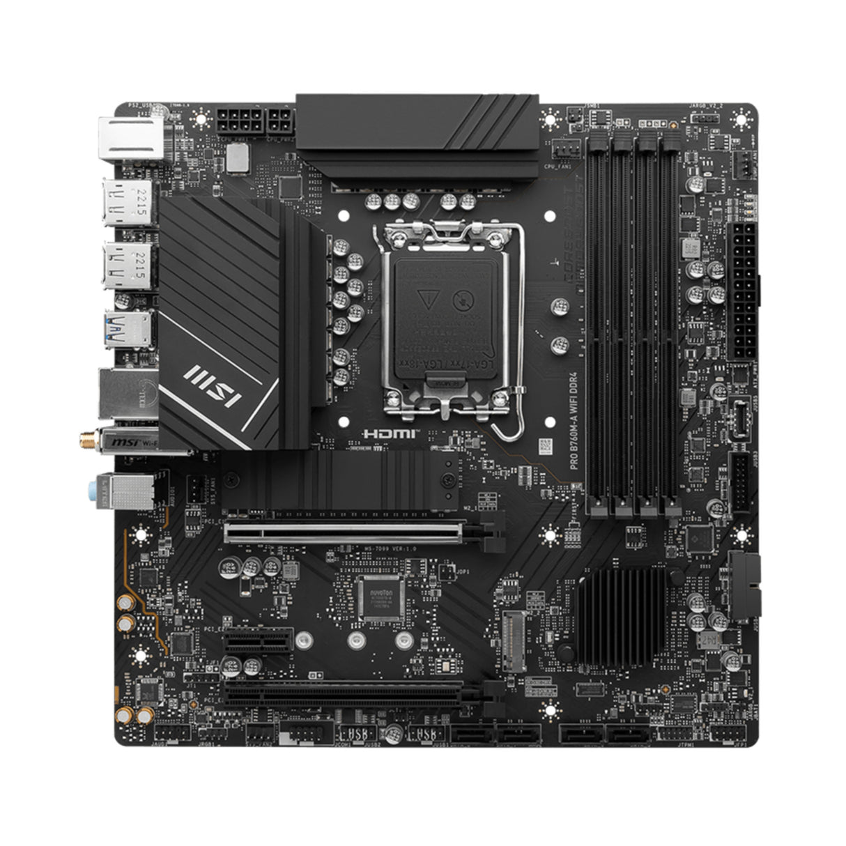 MSI PRO B760M-A WIFI DDR4 (1700) (D)