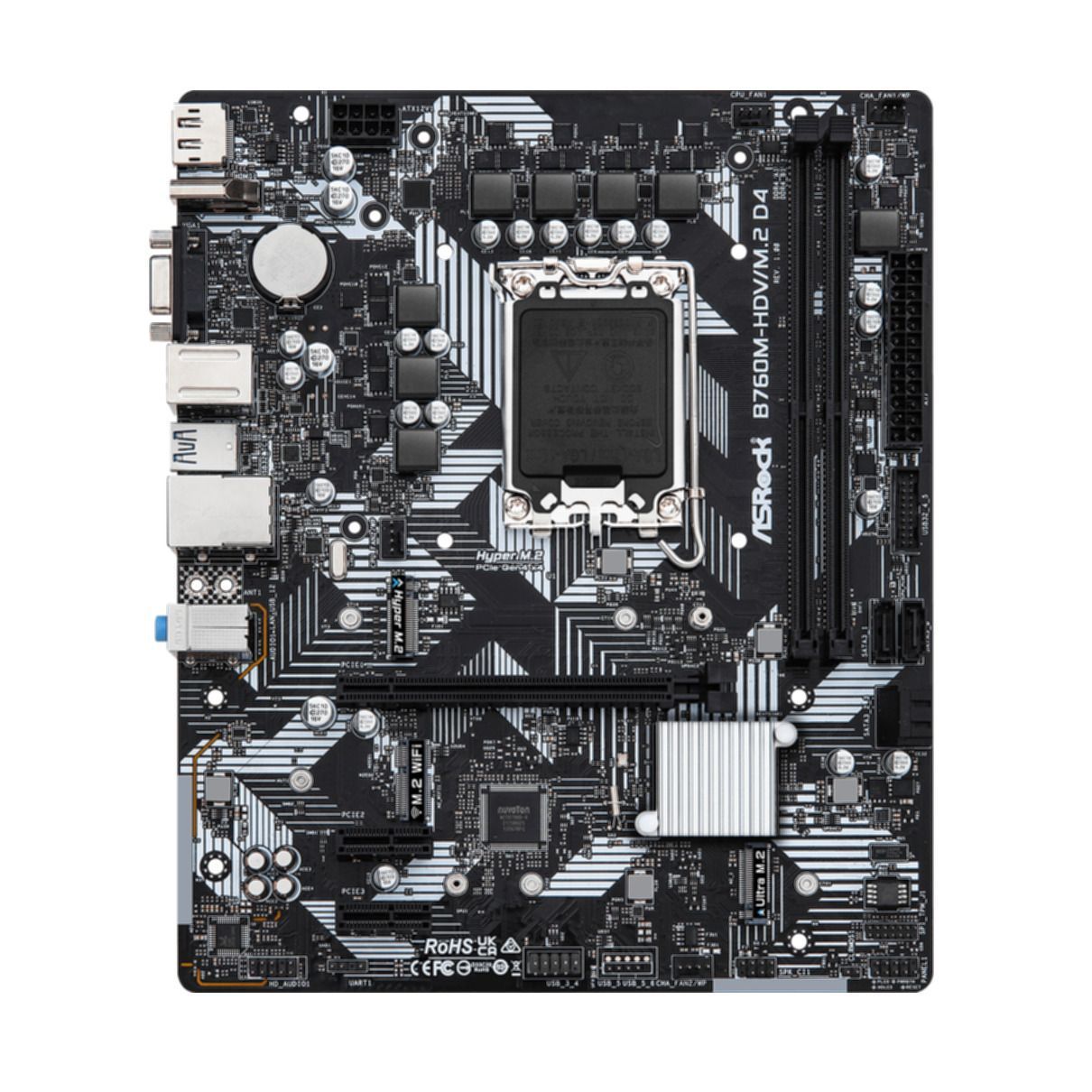 ASROCK B760M-HDV/ M.2 D4 (1700) (D)