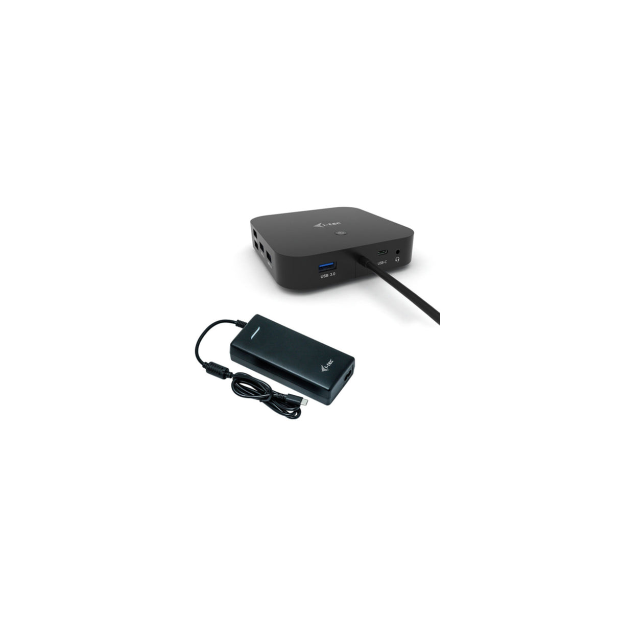 I-TEC USB-C Dual Display Docking Station with Power Delivery and Universal Charger