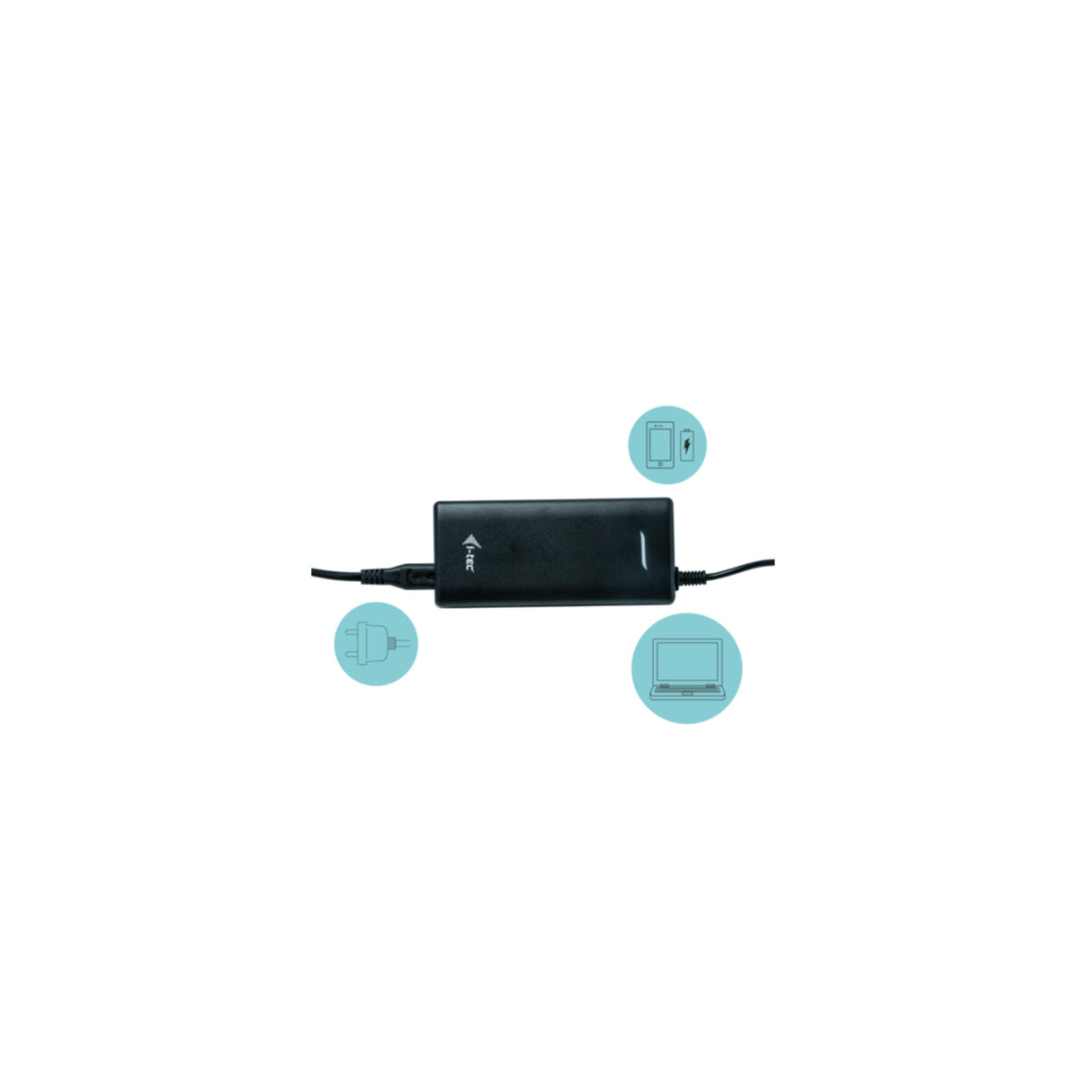 I-TEC USB-C Dual Display Docking Station with Power Delivery and Universal Charger