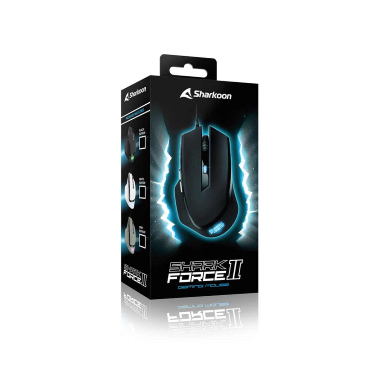 Mouse Sharkoon Shark Force II White
