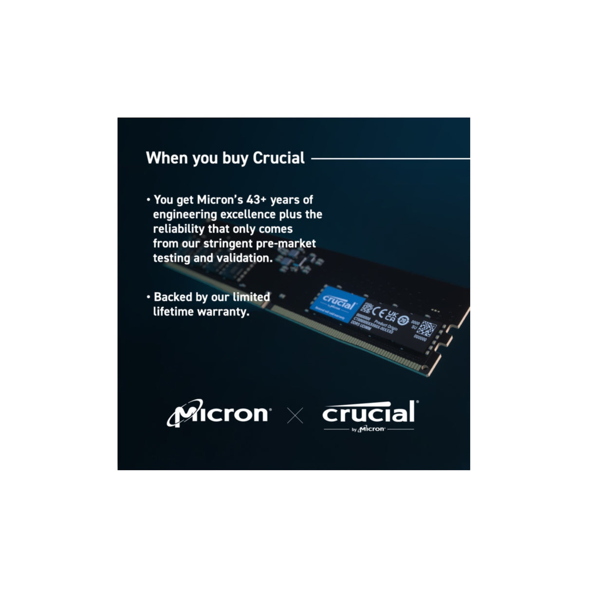 DDR5 32GB KIT 2x16GB PC 5600 Crucial CT2K16G56C46U5