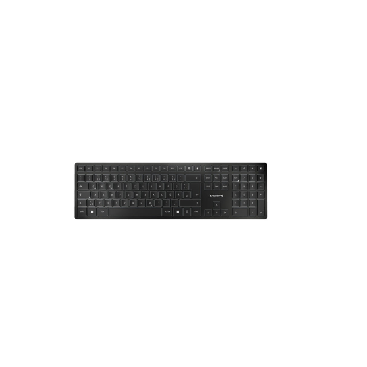 Keyboard Cherry KW 9100 SLIM wireless black (DE) (JK-9100DE-2)