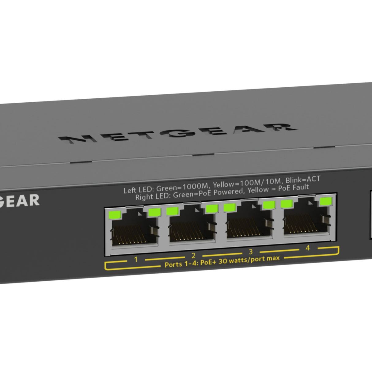 NETGEAR Plus Switch 5-port 10/100/1000 GS305EP-100PES