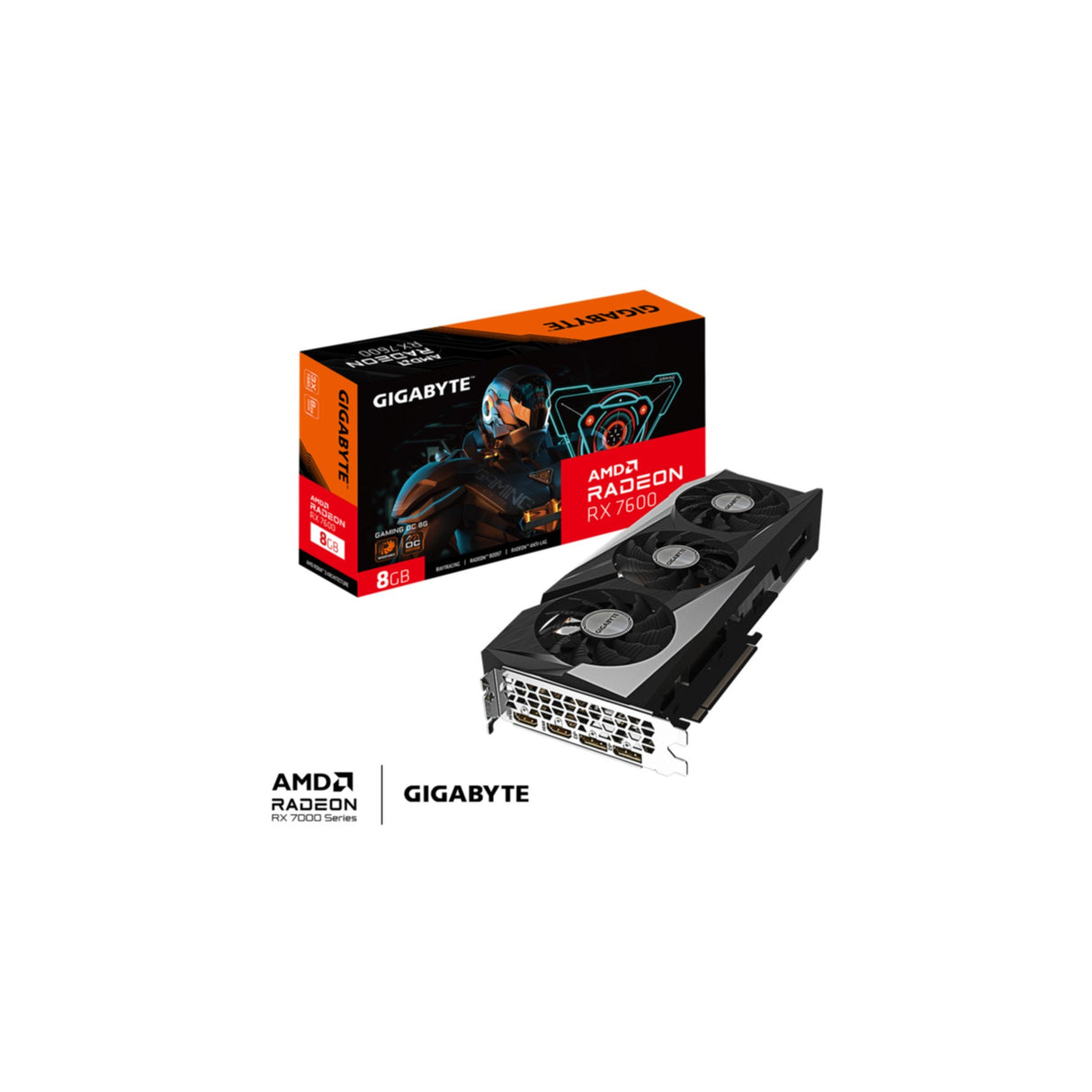 VGA Gigabyte Radeon RX 7600 GAMING 8GB OC