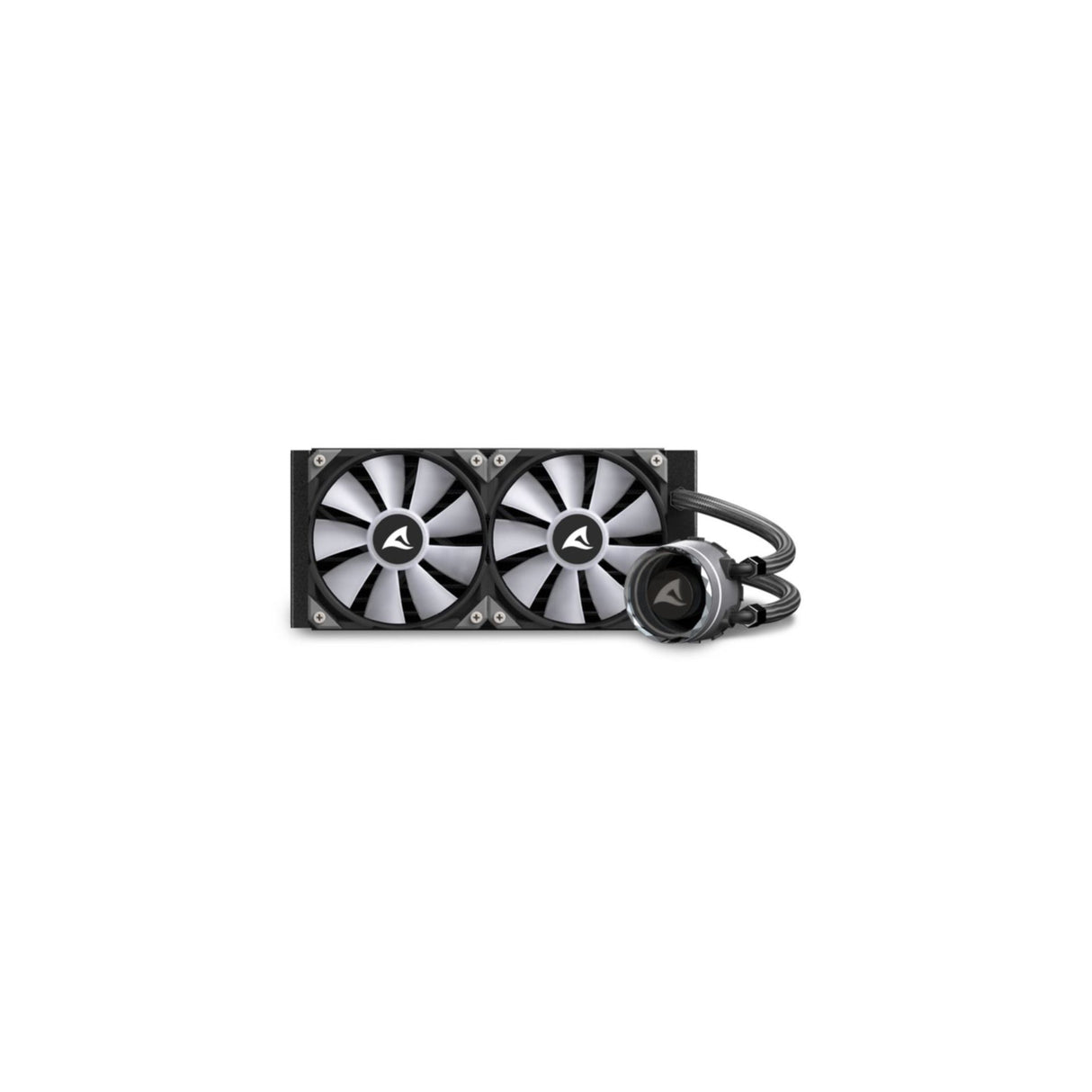 Cooler Sharkoon S80 RGB 2 Lüfter schwarz AiO-Wasserkühlung