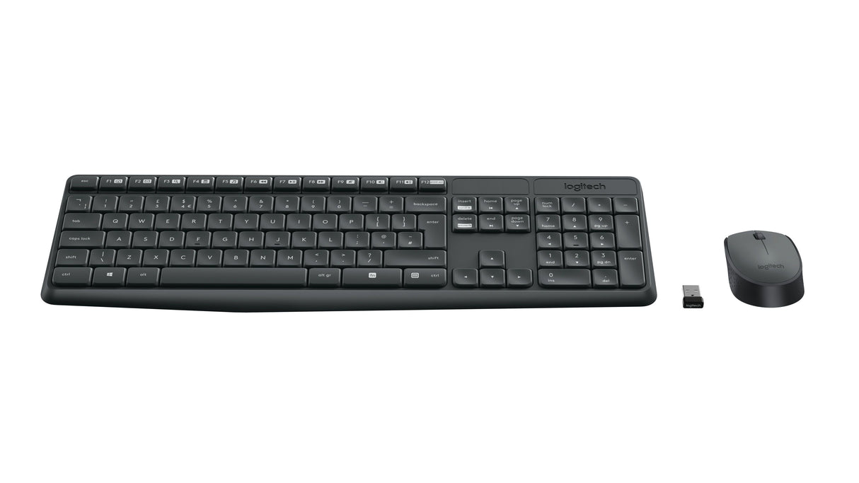 Keyboard & Mouse Logitech Wireless Combo MK235 black (US) (920-007931)