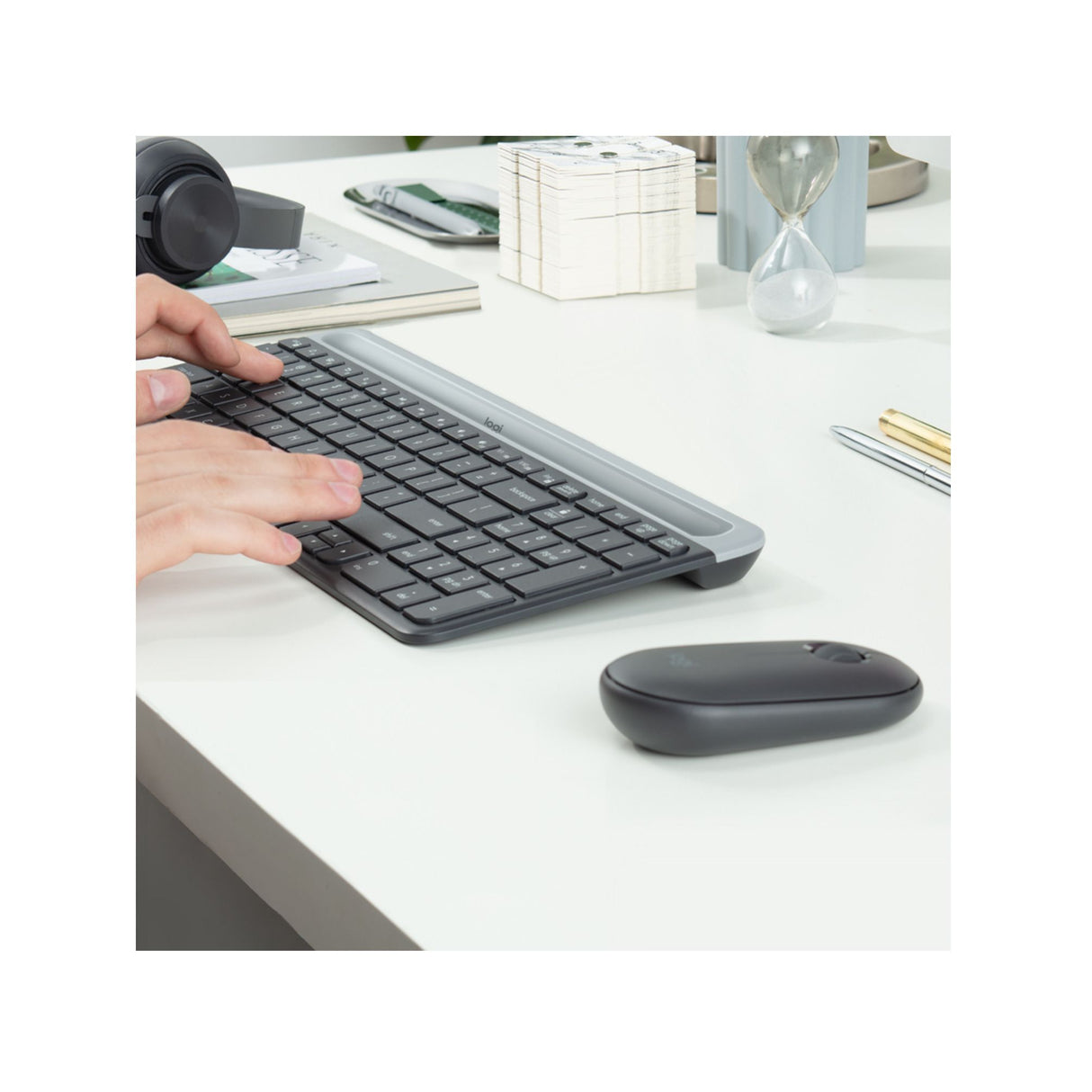Keyboard & Mouse Logitech Wireless Combo MK470 slim black (US) (920-009204)