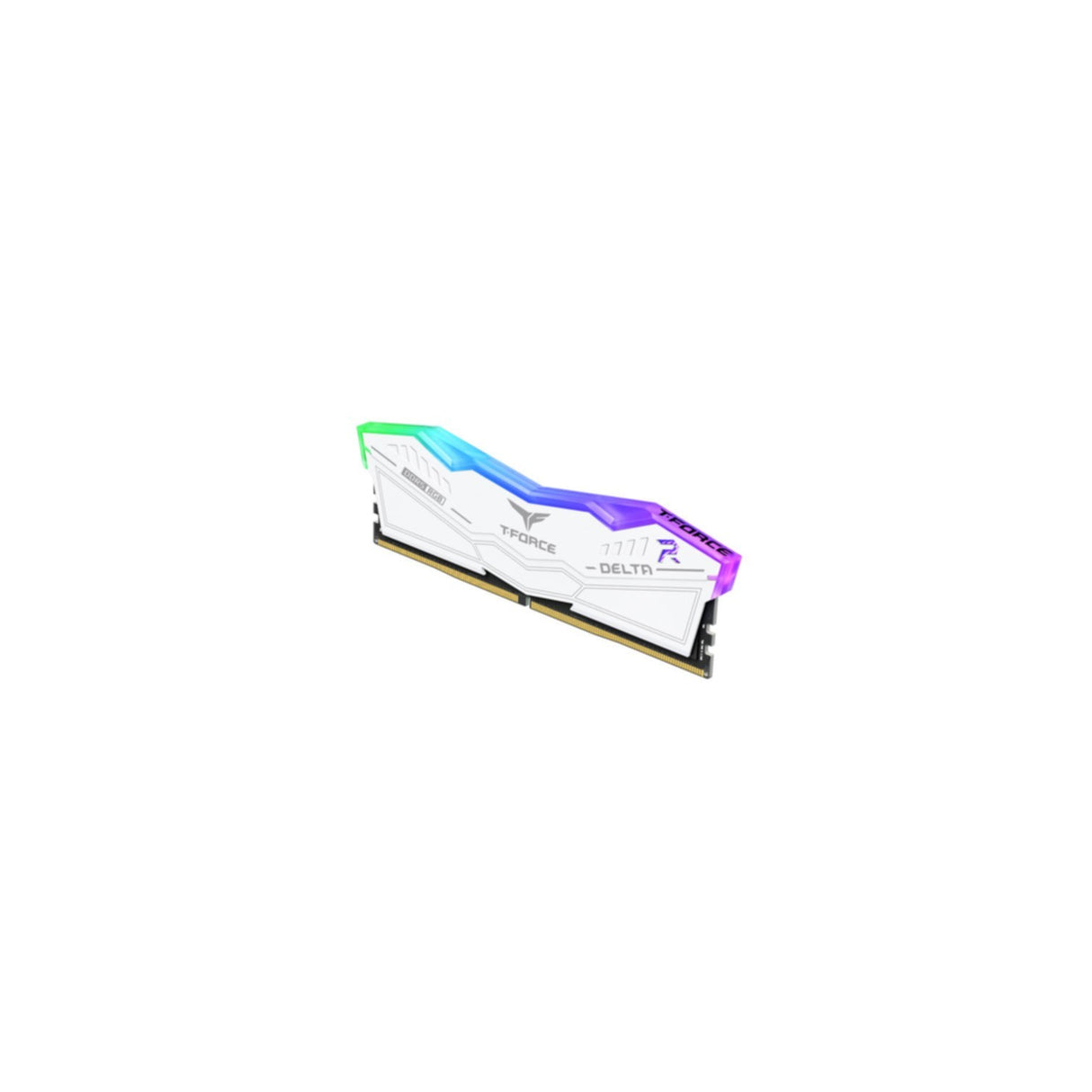 DDR5 32GB KIT 2x16GB PC 6000 Team T-Force Delta RGB FF4D532G6000HC38ADC01 weiß