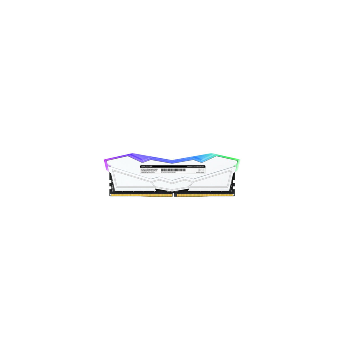 DDR5 32GB KIT 2x16GB PC 6000 Team T-Force Delta RGB FF4D532G6000HC38ADC01 weiß - ComputerKönig