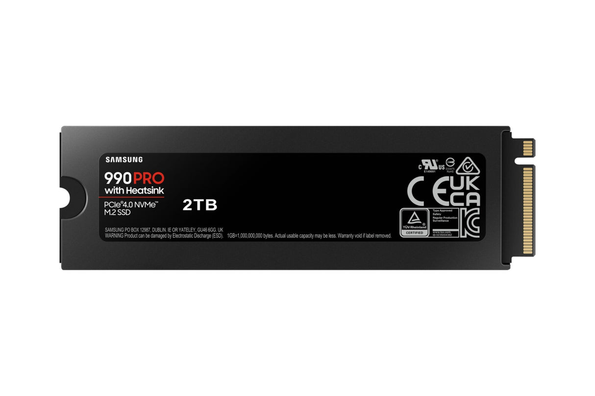 SSD Samsung 990 Pro M.2 2TB NVMe MZ-V9P2T0CW PCIe 4.0 x4 Heatsink
