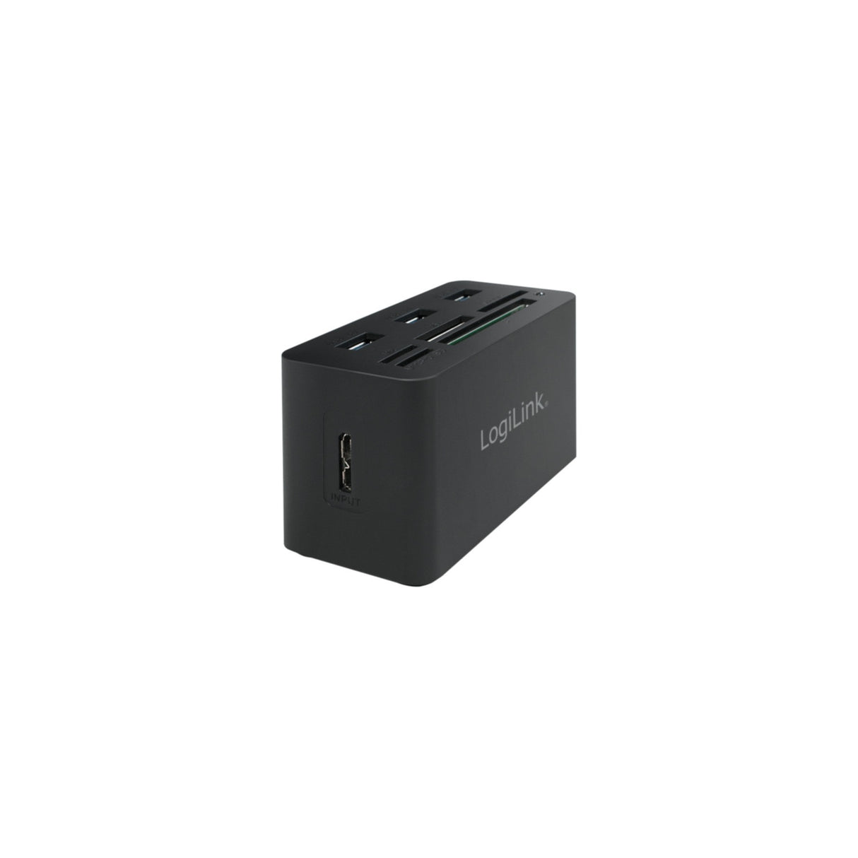 LogiLink USB 3.0-Hub mit AIO-Kartenleser - CR0042