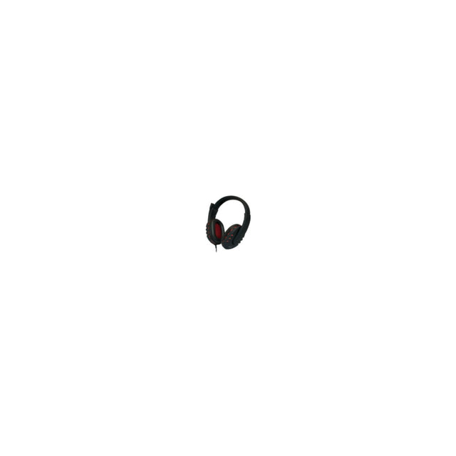 LogiLink Headset Stereo with microphone USB black/red HS0028