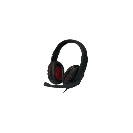 LogiLink Headset Stereo with microphone USB black/red HS0028, Bild 4