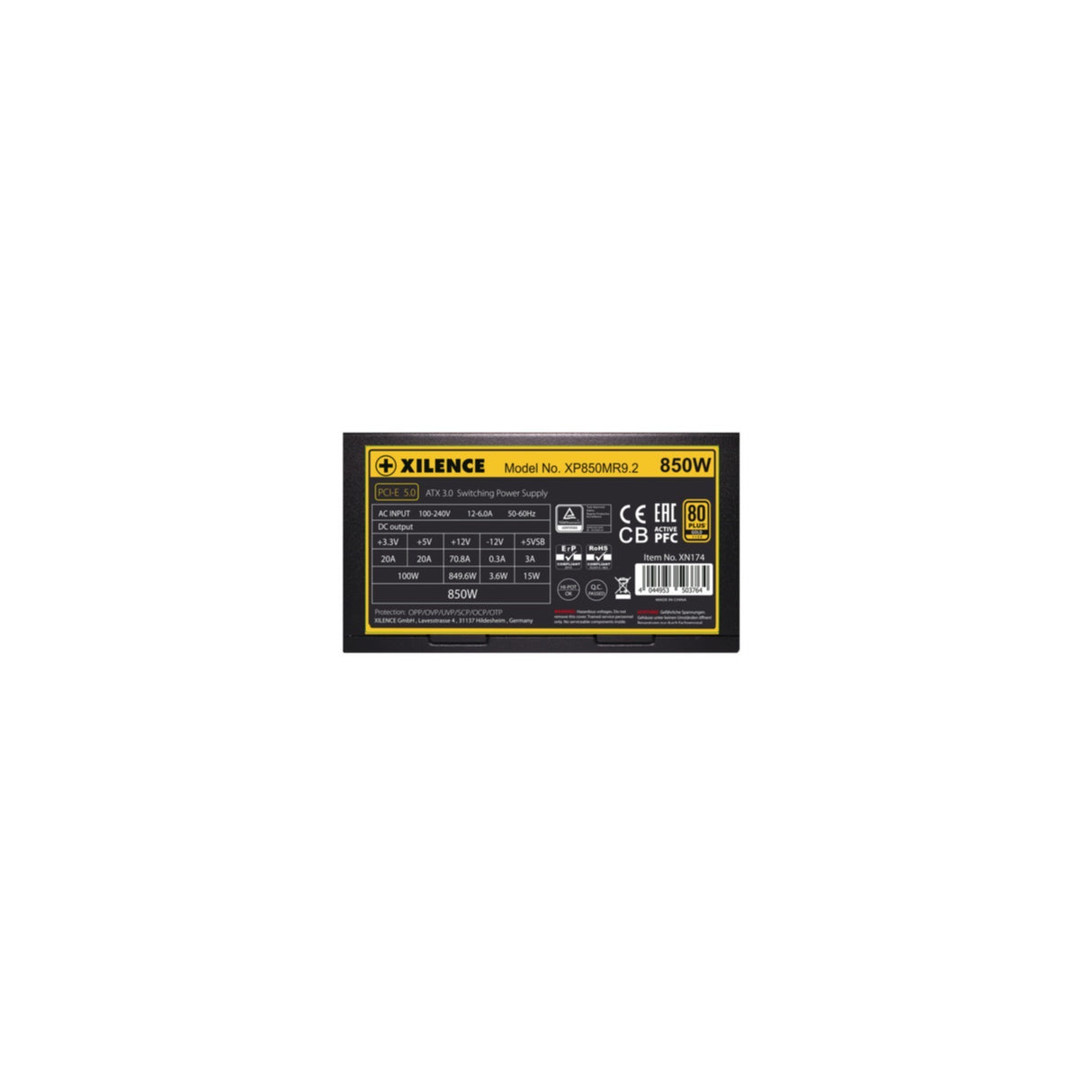 PC- Netzteil Xilence PerformanceX+ XP850MR9.2 850W ATX3.0 XN174