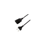 Kabel LogiLink Netzkabelverlängerung CEE7/16 schwarz 2m CP123