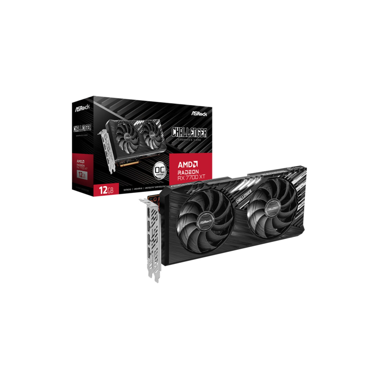 VGA ASRock Radeon RX 7700 XT 12GB Challenger OC