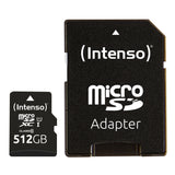 Micro SDHC/SD 512GB Intenso Performance 1 Adapter Class 10  3424493