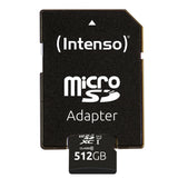 Micro SDHC/SD 512GB Intenso Performance 1 Adapter Class 10  3424493